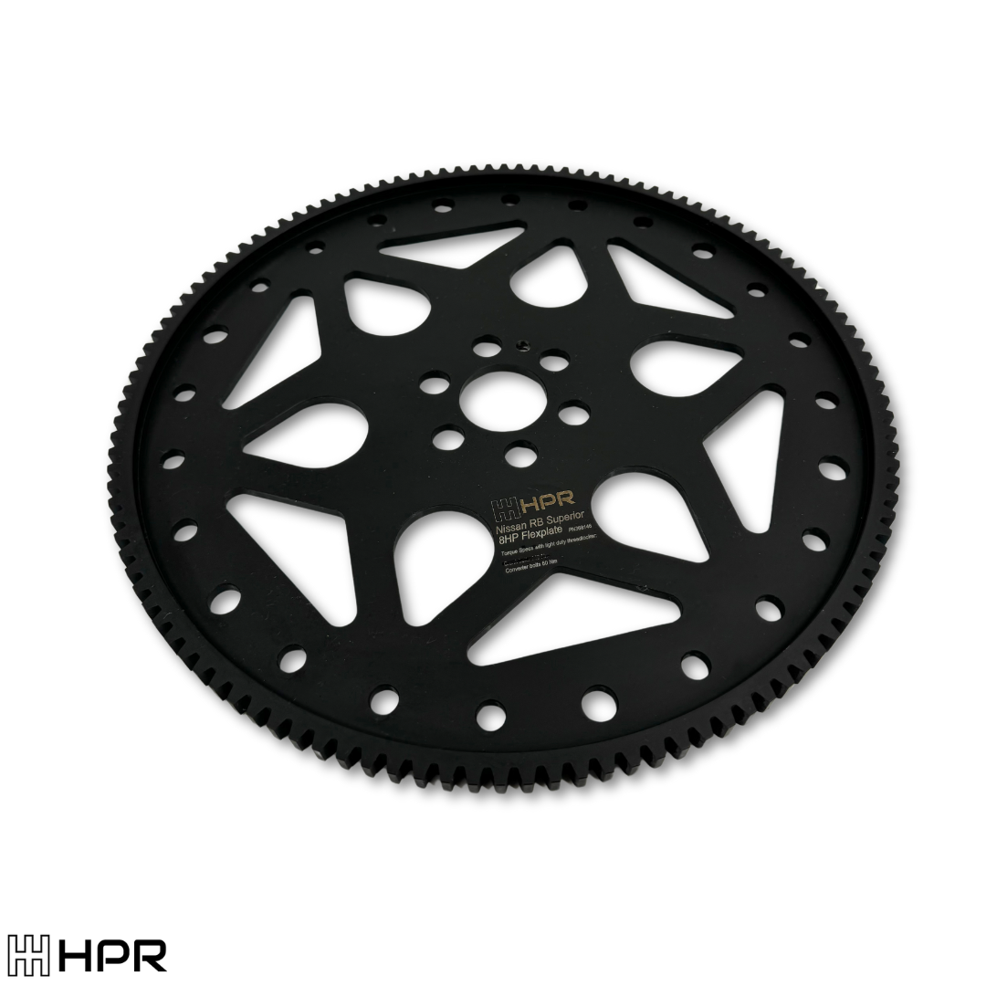 HPR Superior billet flexplate for the nissan RB engine.