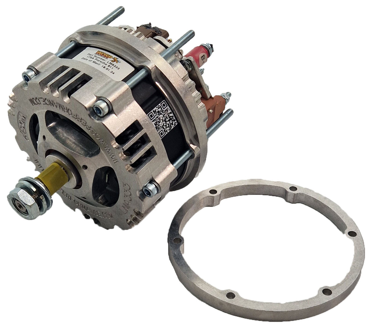 Wosp Porsche 911 120A Alternator (Mid range 'medium' fan housing)