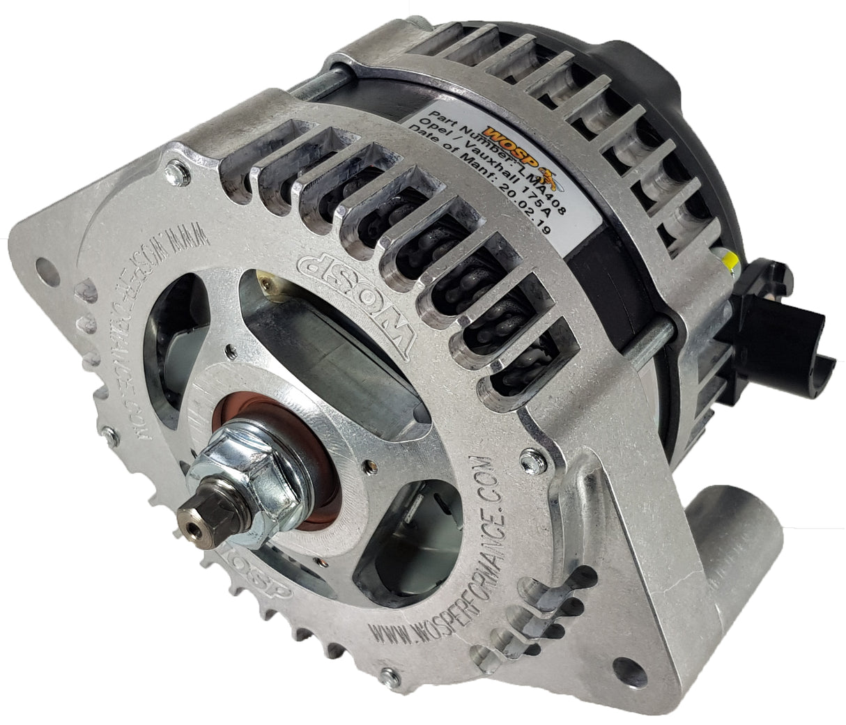 Wosp Vauxhall XE Redtop’ pre ’94 120A Alternator (V Pulley)
