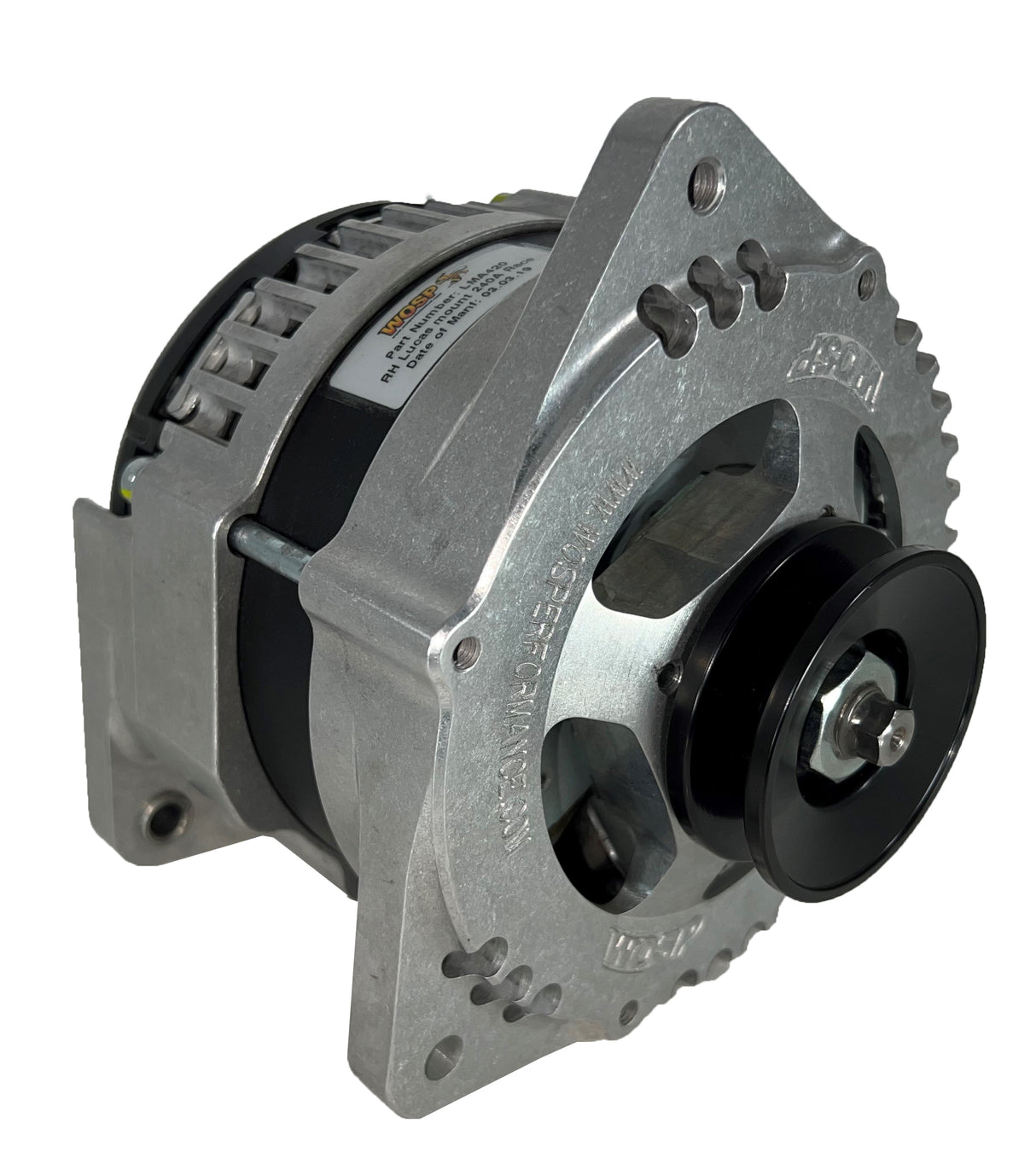 Wosp 390A Lucas type RH Mount Race Alternator