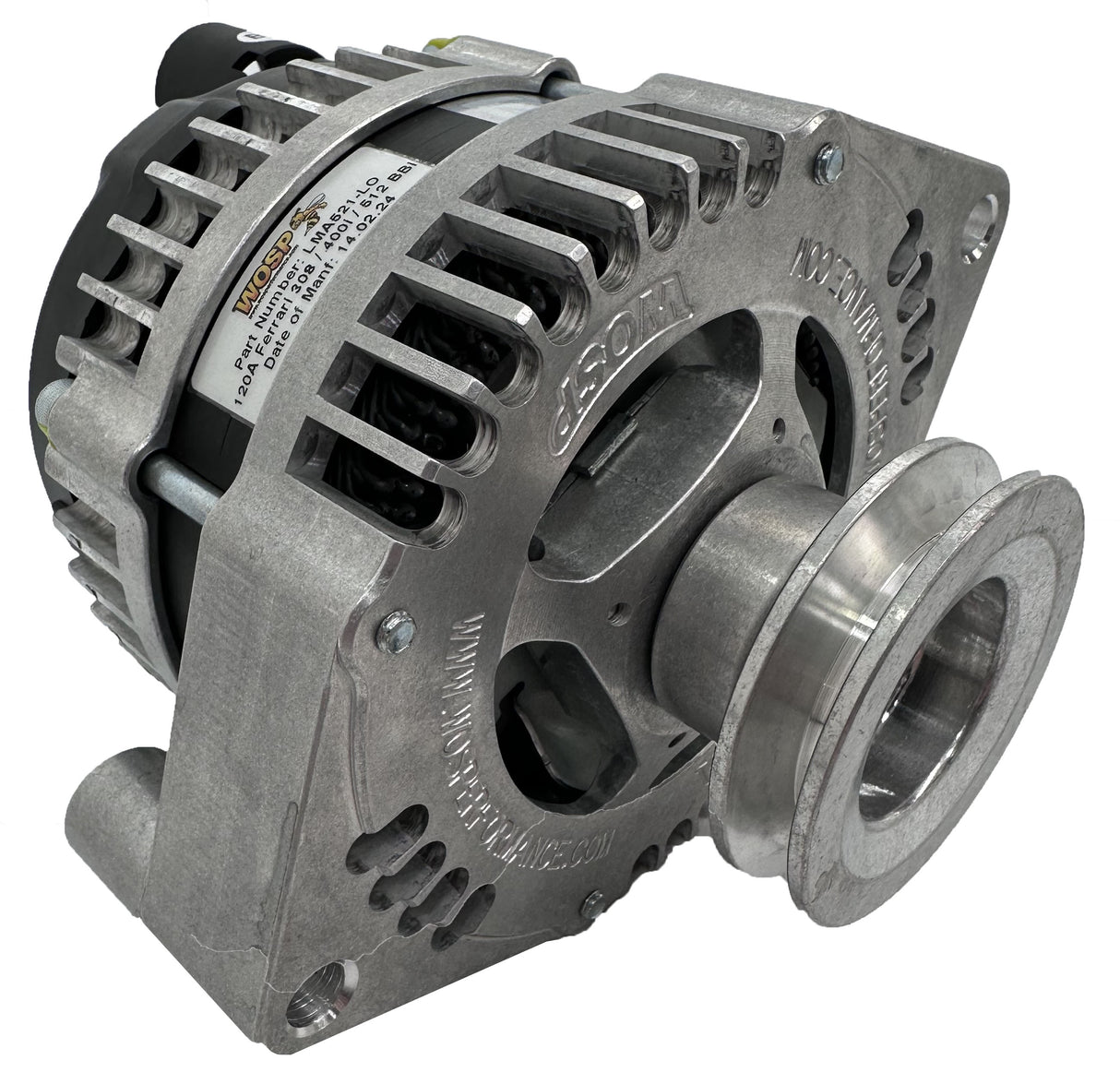 Wosp Ferrari 308 / 400i / 512 BBi 120A Alternator (2-Lug)