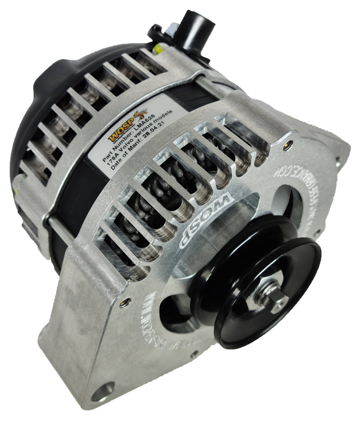 Wosp Volvo 142 / 144 / 145 / 242 / 245 / Amazon / P1800 175A Alternator (Thick 41.5mm Lug)