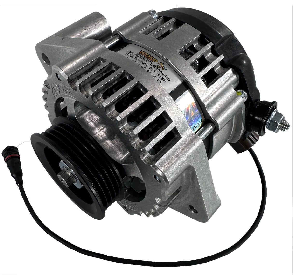 Wosp Porsche 911 RSR GT3 (non CAN Communications) 4PK/65mm Ø 95A Alternator