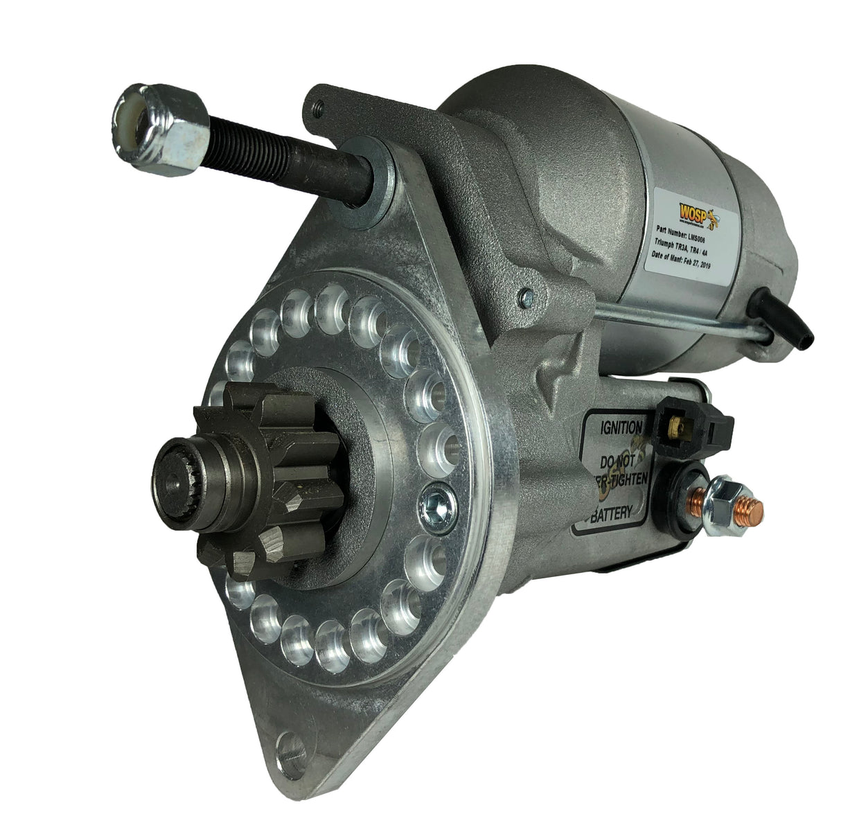 Wosp Triumph TR3A / TR4 / TR4A high torque starter motor (LMS006)