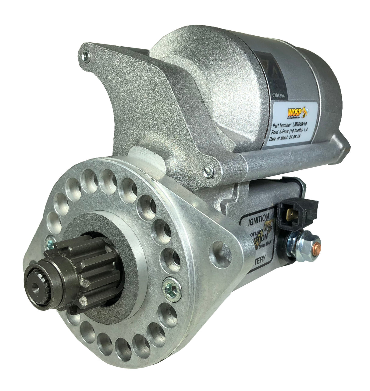 Wosp Ford Crossflow / Kent / BDA (110 tooth ring gear) 10 tooth / 2 bolt high torque starter motor (LMS008-10-2)