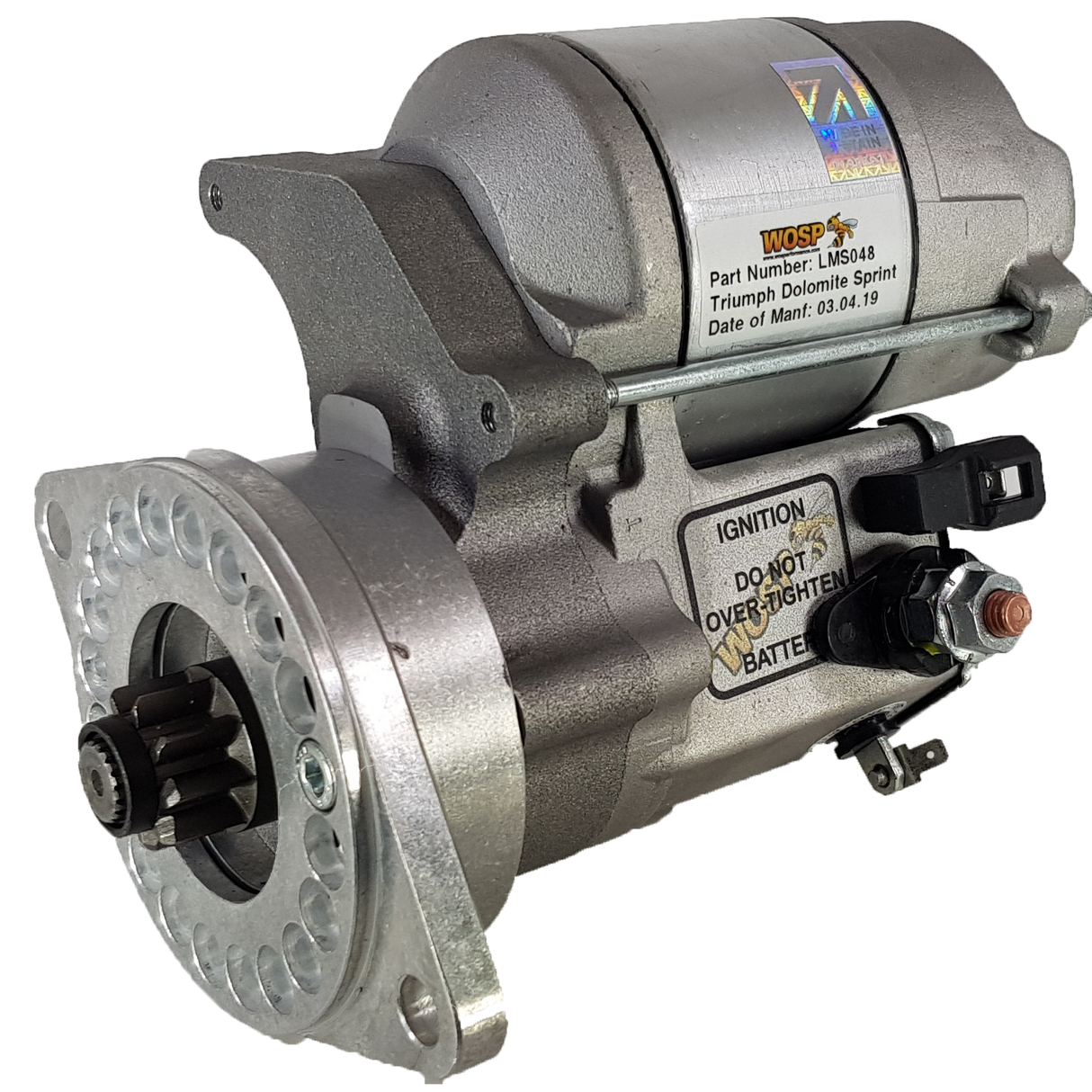 Wosp Triumph Dolomite Sprint (early 2 bolt) high torque starter motor (LMS048-2)