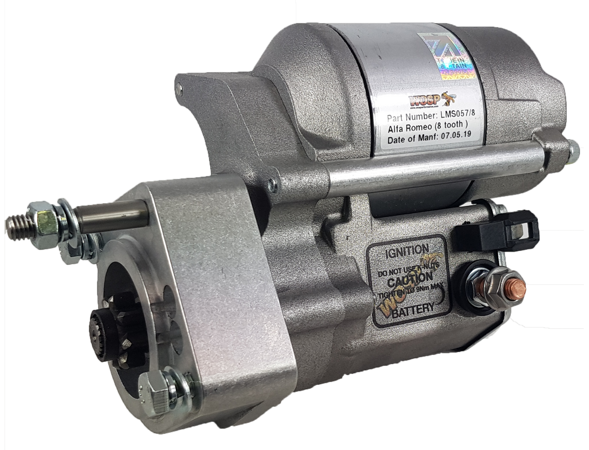 Wosp Alfa Romeo 105 series / twin cam (9 tooth) high torque starter motor (LMS057-9)