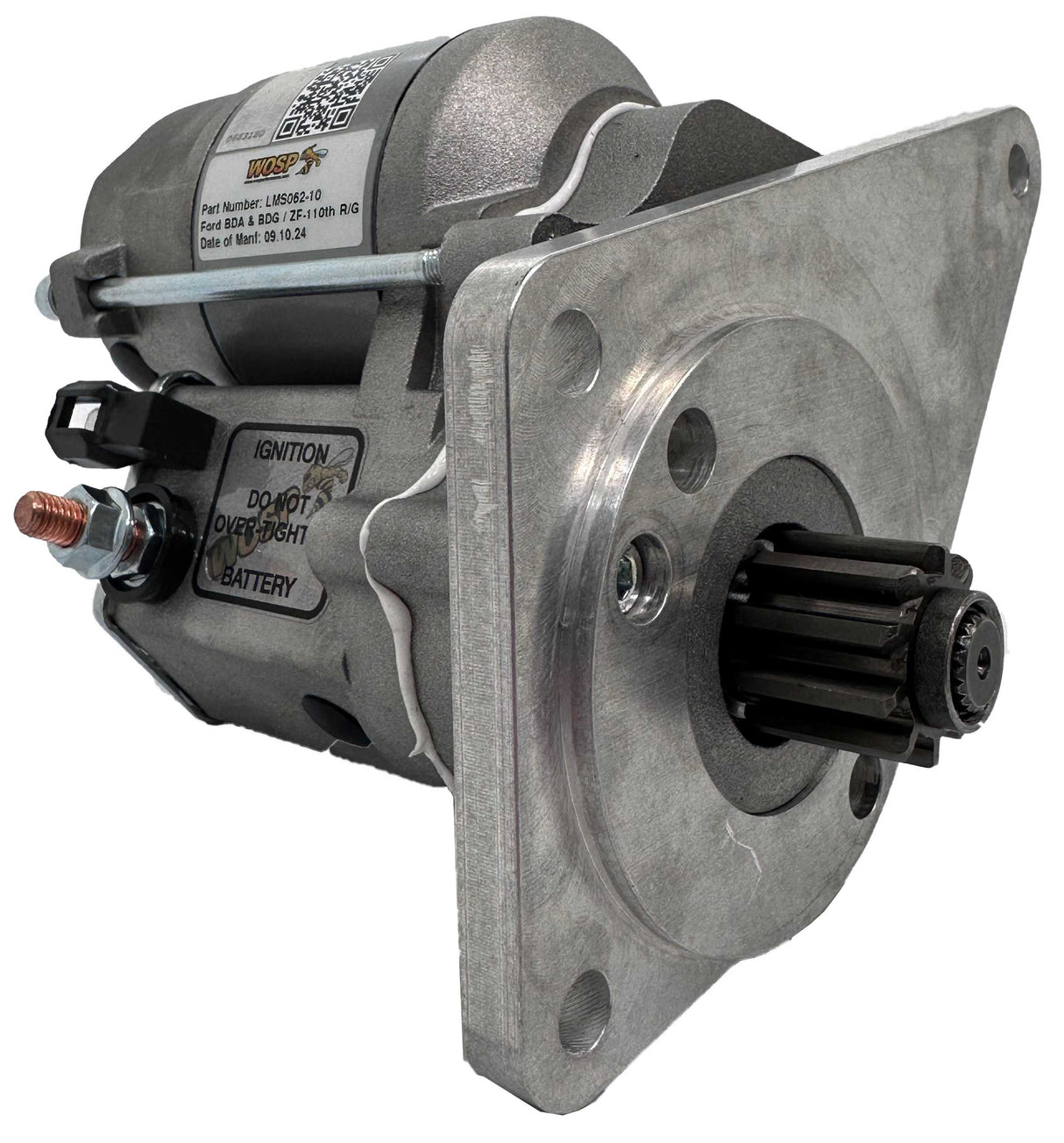 Wosp Ford BDA & BDG / ZF transmission (110 tooth ring gear) 10 tooth high torque starter motor (LMS062-10)