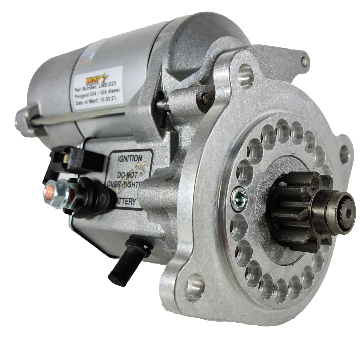 Wosp Ford Granada 2.1 Diesel & Peugeot 504 / 505 / 604 diesel high torque starter motor (LMS1023)