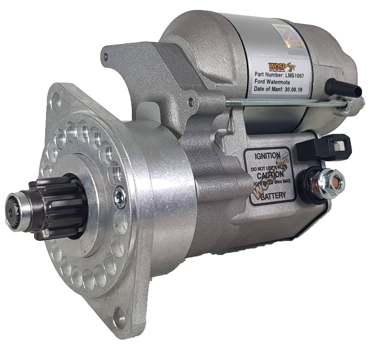 Wosp Ford Watermota (Sea Panther / Sea Tiger / Sea Wolf) Inline Petrol high torque starter motor (LMS1067)