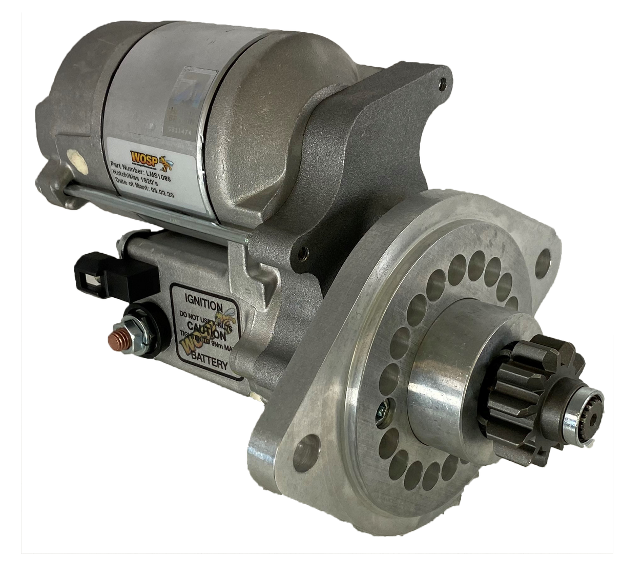 Wosp Hotchkiss AM80 1920's (flange mount) high torque starter motor (LMS1085)