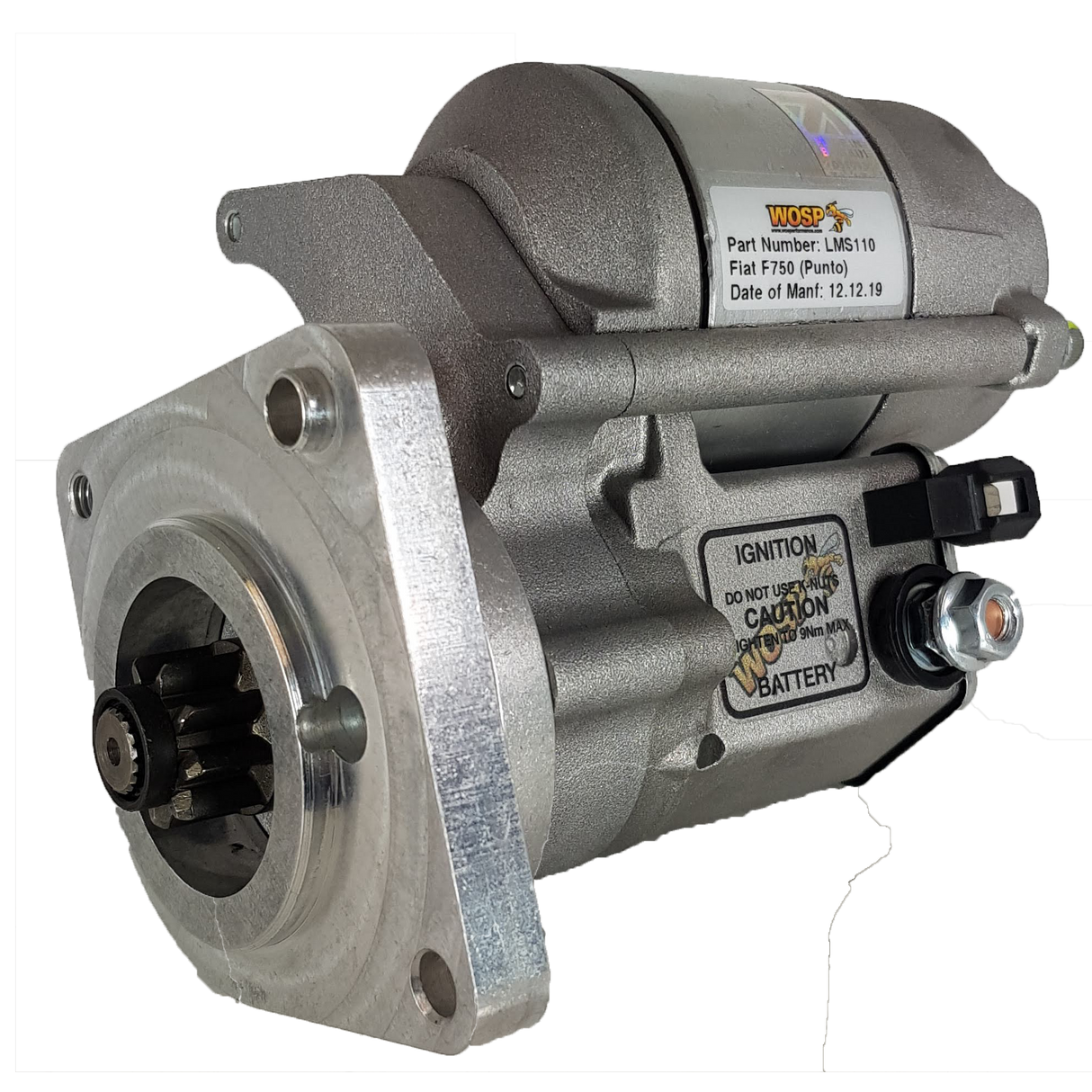 Wosp Fiat Punto / 750cc high torque starter motor (LMS110)