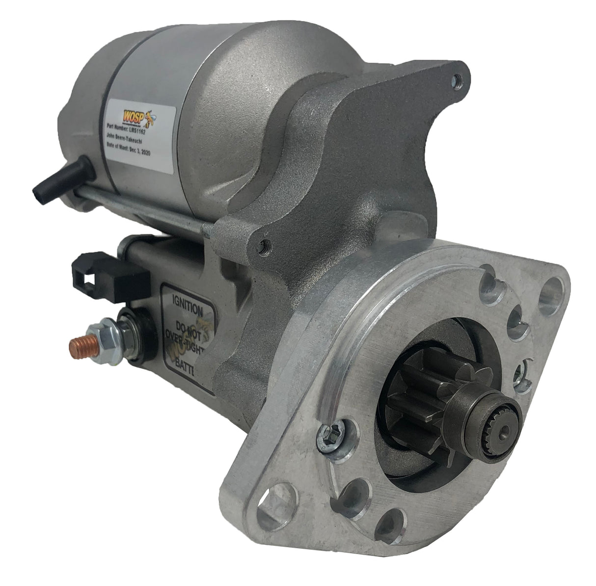 Wosp John Deere / Takeuchi / Yanmar '86-'96 high torque starter motor (LMS1162)