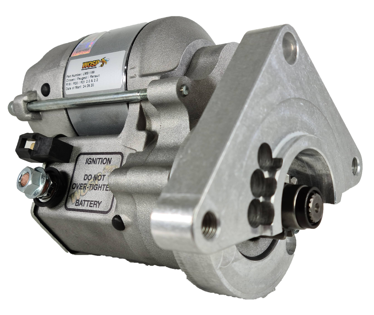 Wosp Citroen / Peugeot / Renault various (M10 tapped) high torque starter motor (LMS1199)