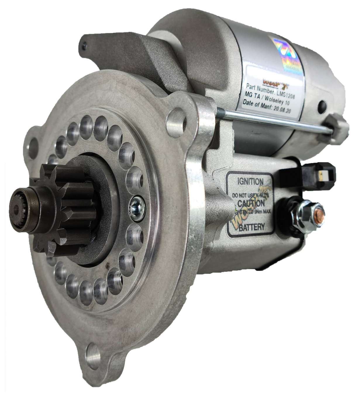 Wosp MG TA (Morris / MP JG Engine) high torque starter motor (LMS1208)
