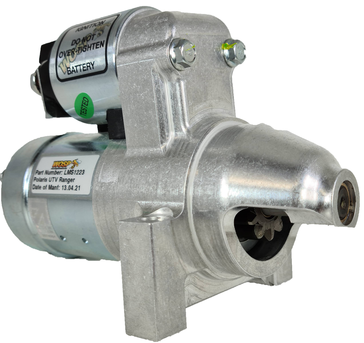 Wosp Polaris UTV / Wisconsin Robin slimline starter motor (LMS1223)