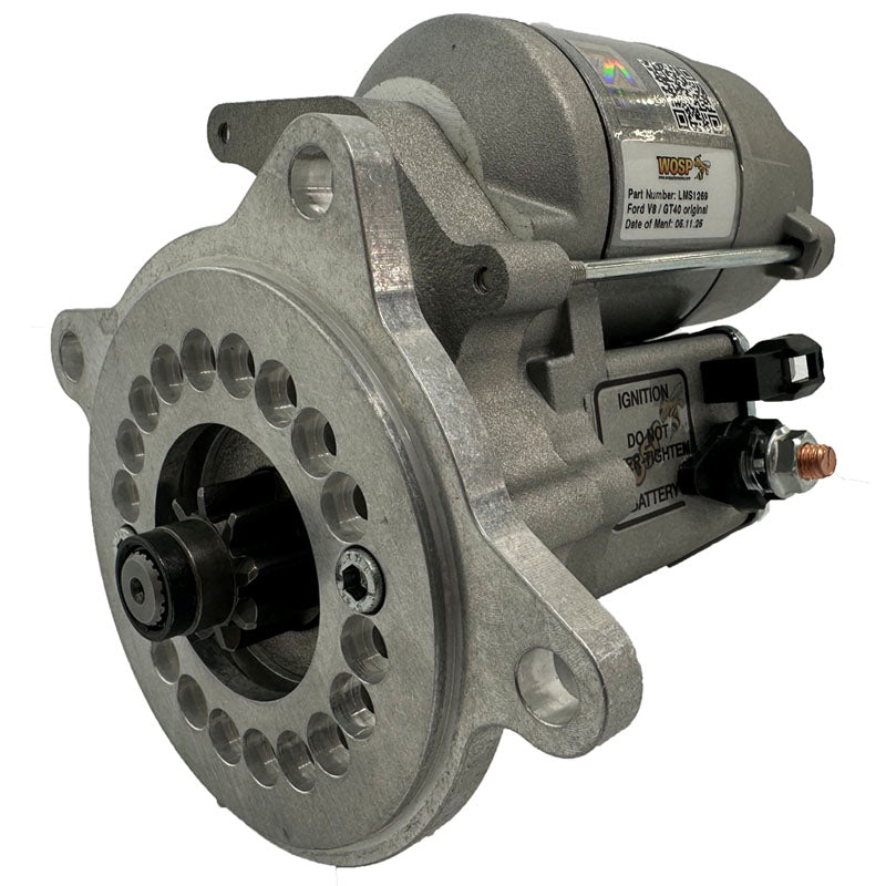 Wosp Ford V8 / GT40 original 'early ZF' (117 tooth ring gear) high torque starter motor (LMS1269)