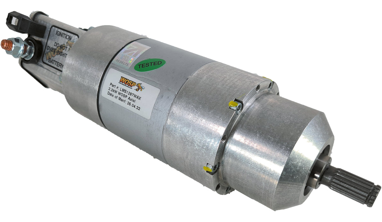 Wosp 2.2kW counterclockwise Wosp Axial high performance base model 12V starter motor (LMS1298-WAX)