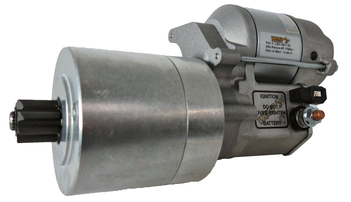 Wosp Alfa Romeo 6C 1750cc (7 tooth) high torque starter motor (LMS155-7)