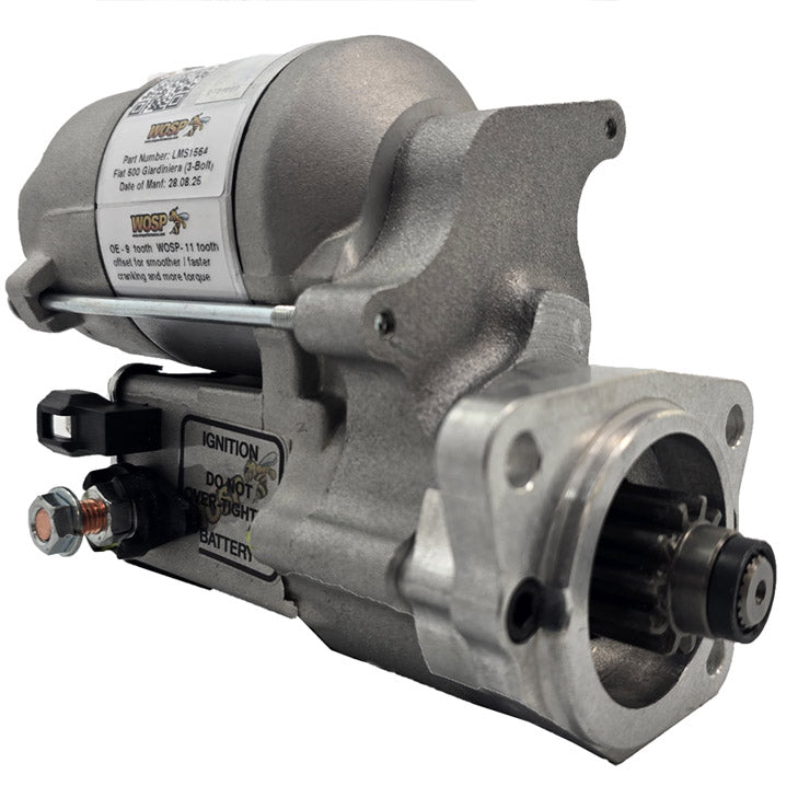Wosp Fiat 500 Giardiniera high torque starter motor (3-bolt) (LMS1564)