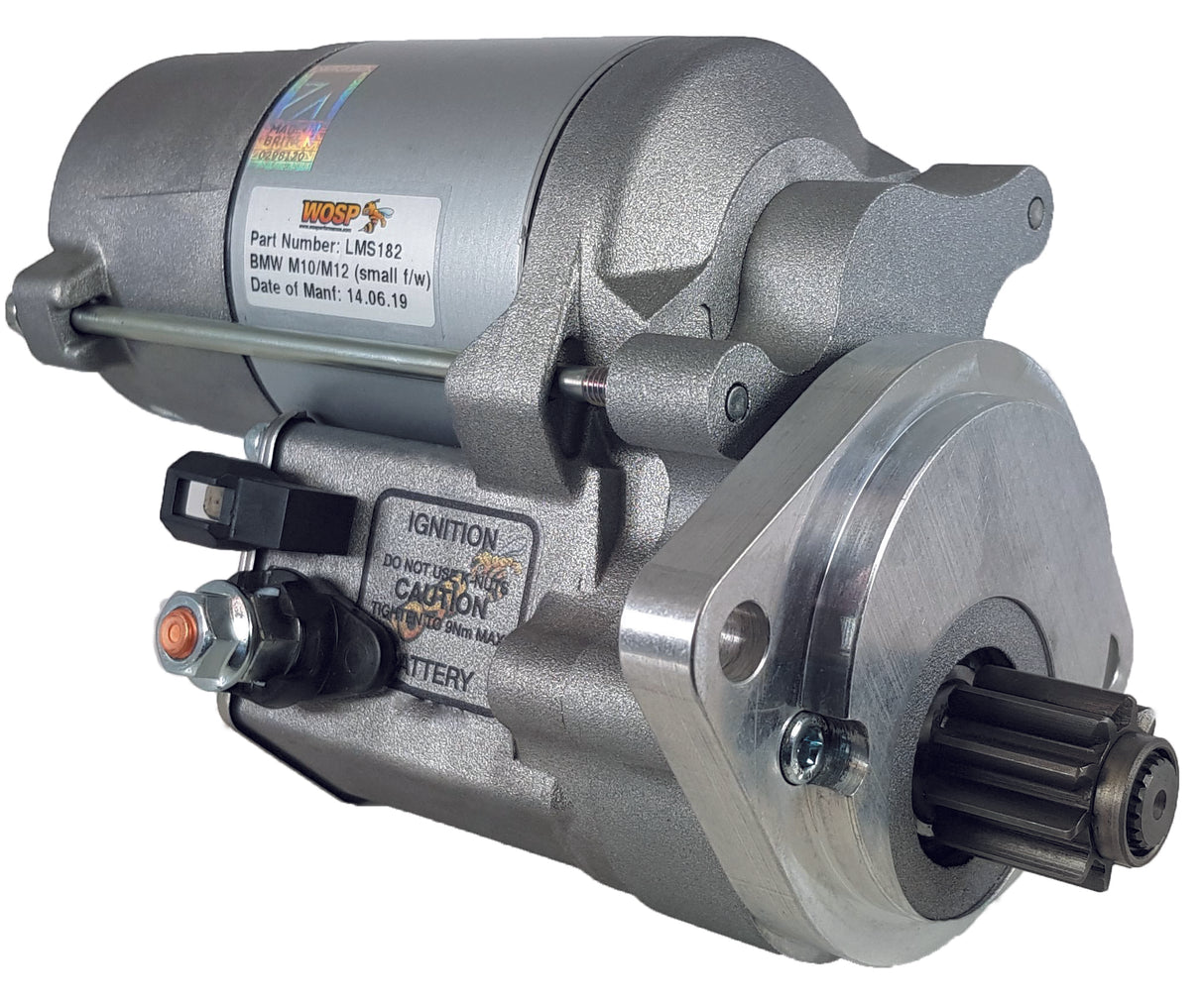 Wosp BMW M10 / M12 / M62 small flywheel high torque starter motor (LMS182)