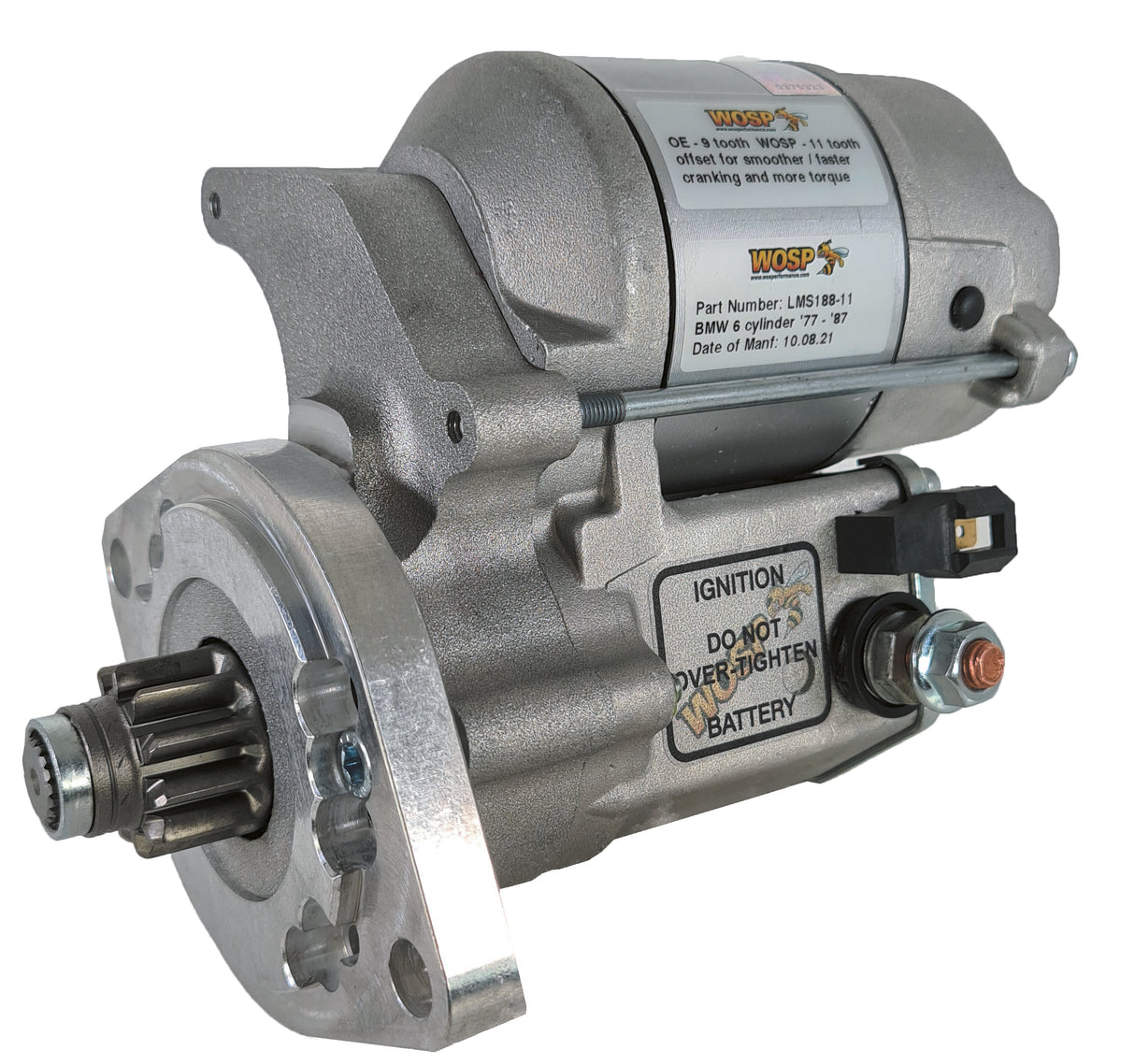 Wosp BMW 3 & 5 Series various '77-'91 high torque starter motor (LMS188-11)