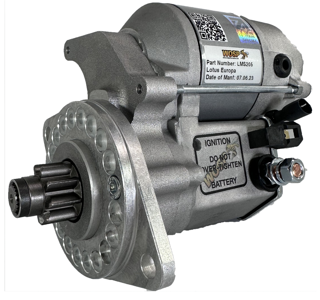 Wosp Lotus Europa (Ford / Twin Cam '71 - '73) high torque starter motor (LMS205)