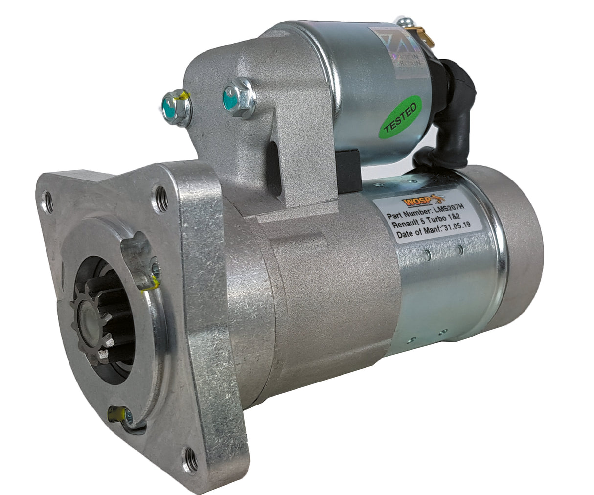Wosp Renault 5 Turbo 1 & 2 (mid-engined) high torque starter motor (LMS207-H)