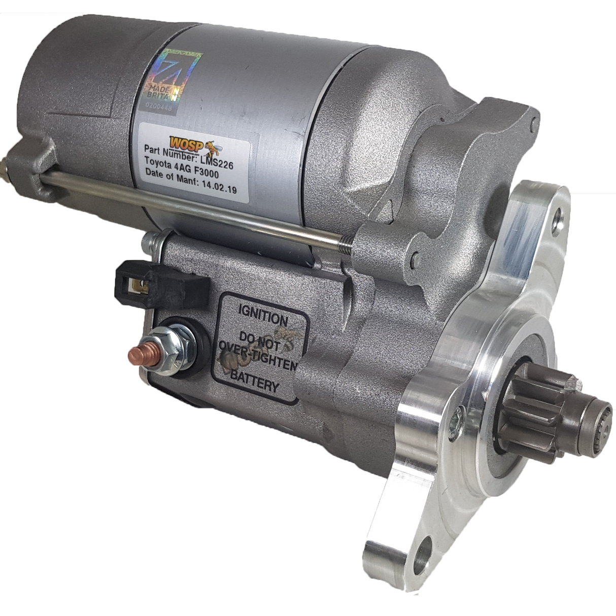 Wosp Chevron / Toyota 4AG F3000 / Novamotor super-duty starter motor (LMS226-2.0)