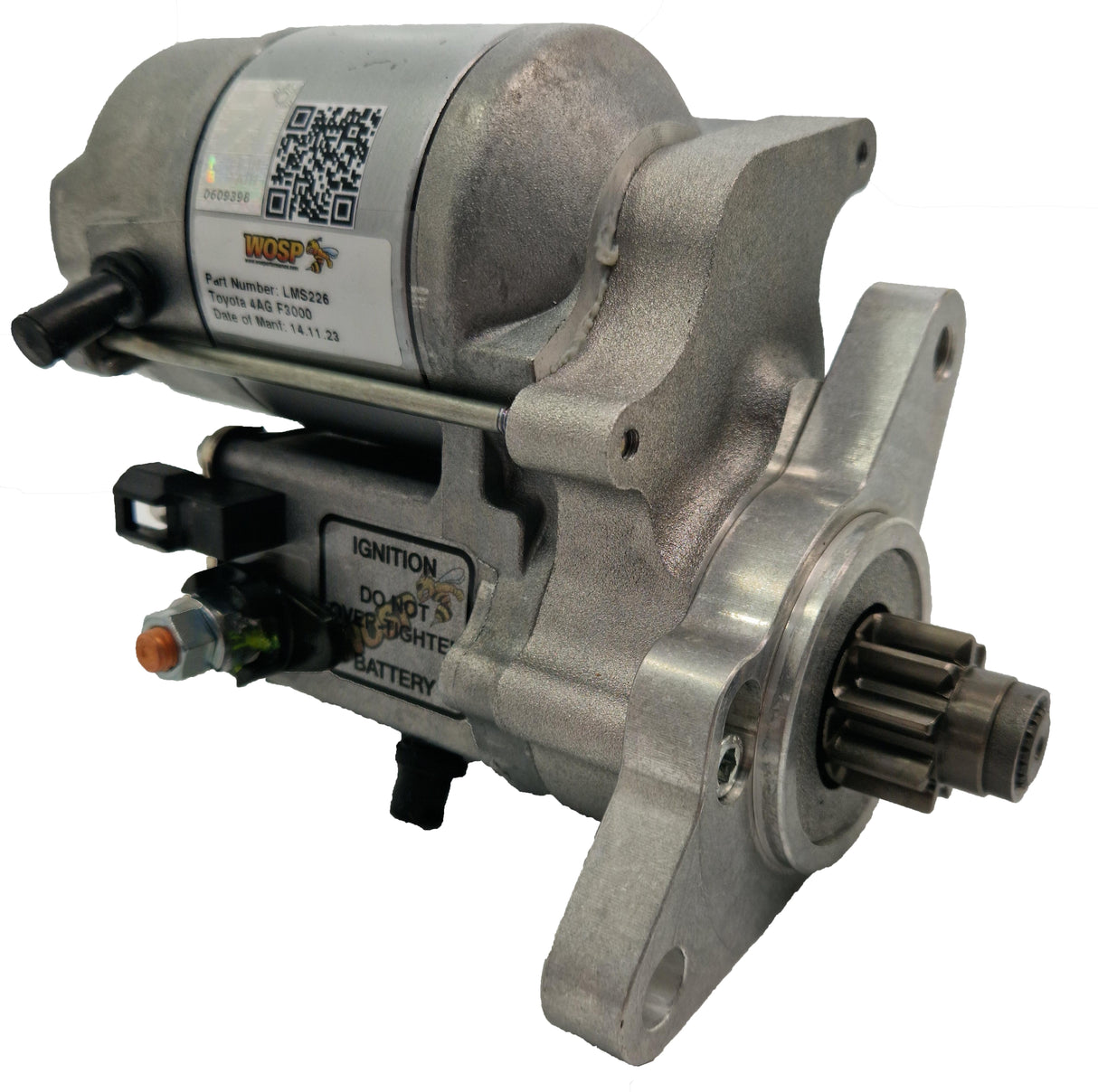 Wosp Chevron / Toyota 4AG F3000 / Novamotor high torque starter motor (LMS226)