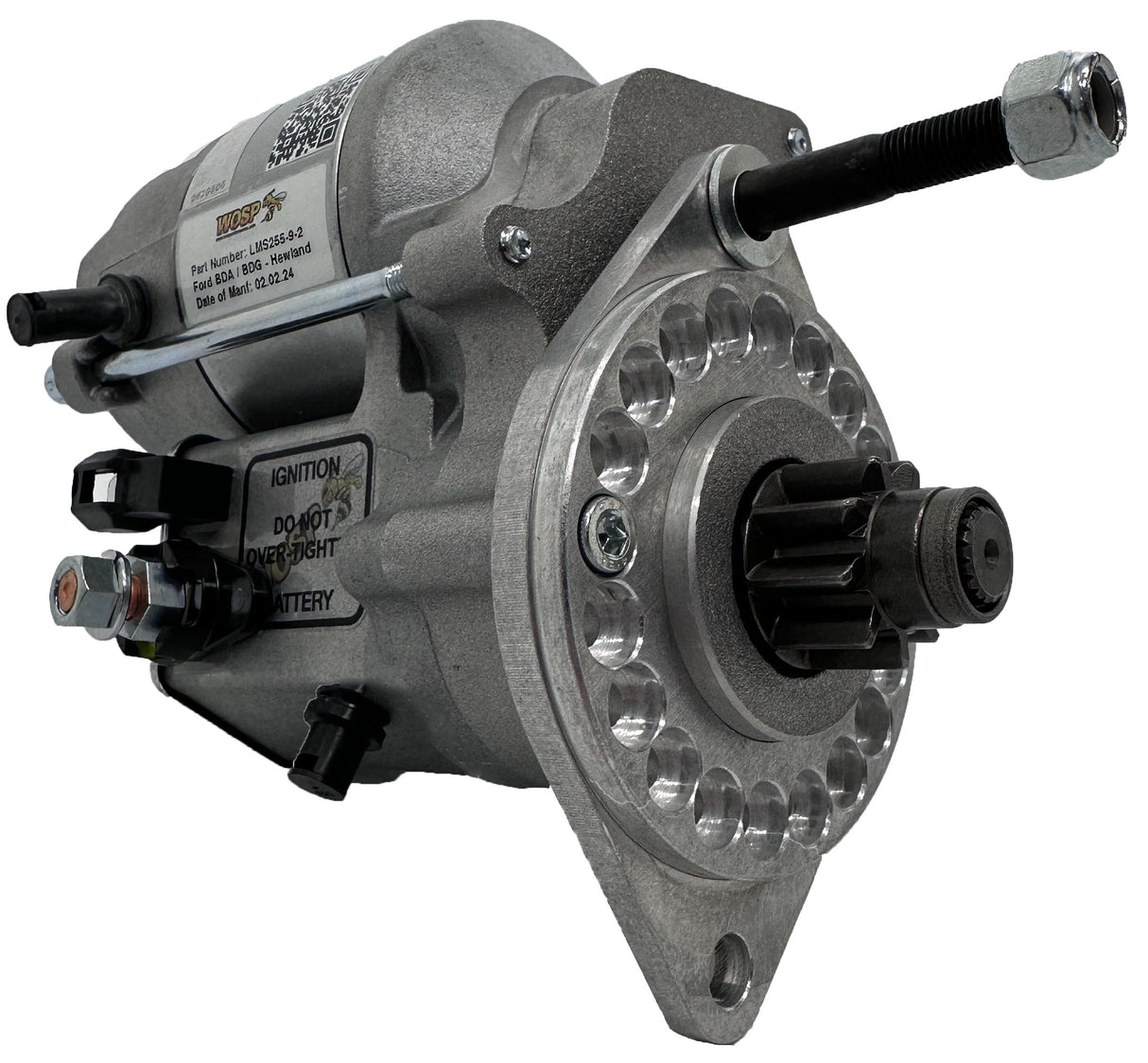 Wosp Ford BDA / BDG - Hewland transmission 'Type 1' high torque starter motor (2 Bolt Plate) (LMS255-9-2)