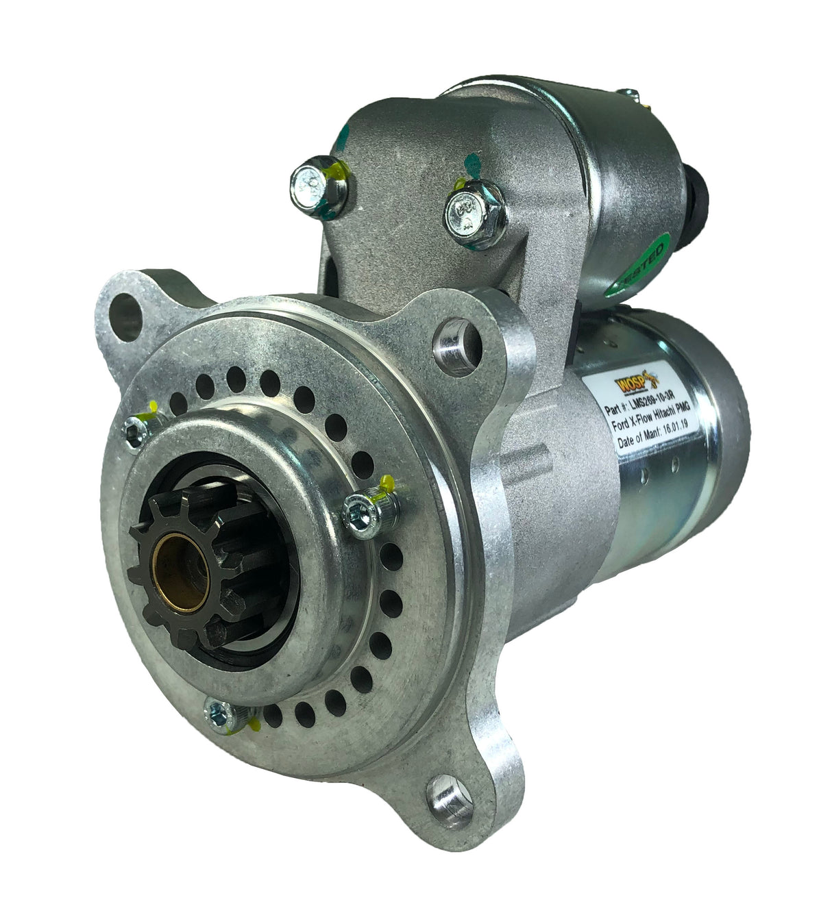 Wosp Ford Crossflow / Kent / BDA (110 tooth ring gear) 10 tooth / 3 bolt slimline starter motor (LMS269-10-3)