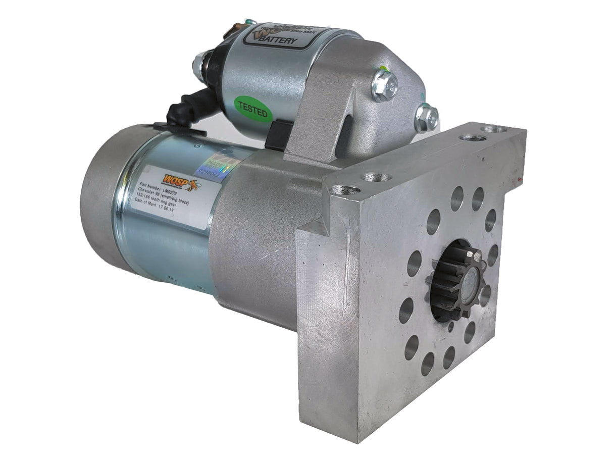 Wosp Chevrolet V8 & straight 6 parallel hole pad mount slimline starter motor (LMS273)