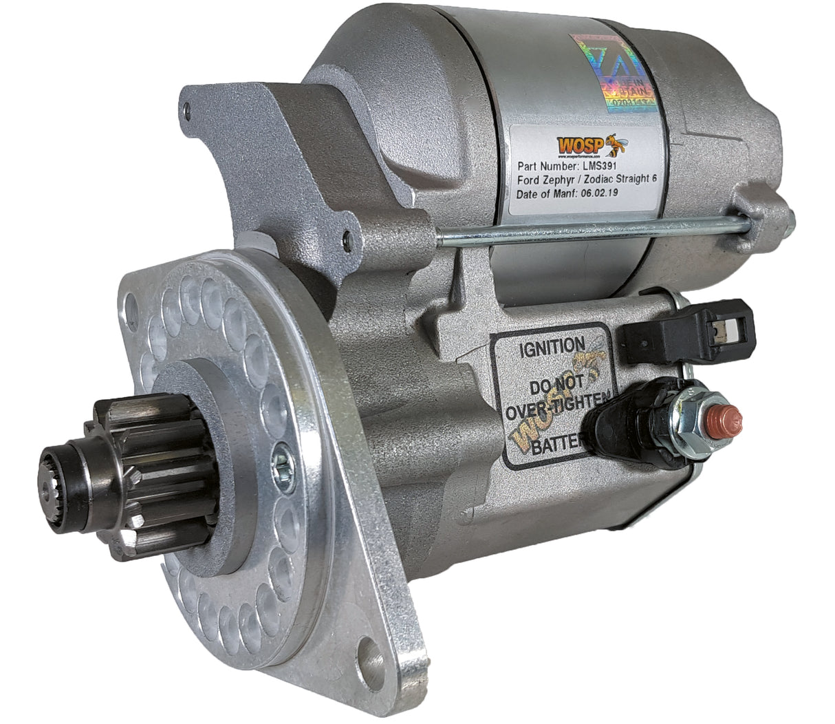 Wosp Ford Zephyr / Zodiac straight 6 (4cyl ring gear) high torque starter motor (LMS391)