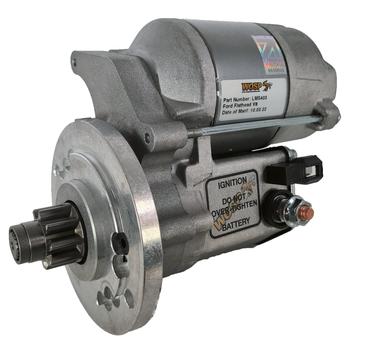 Wosp Ford Flathead V8 2N / 8N / 9N (RH - motor on top) high torque starter motor (LMS403)
