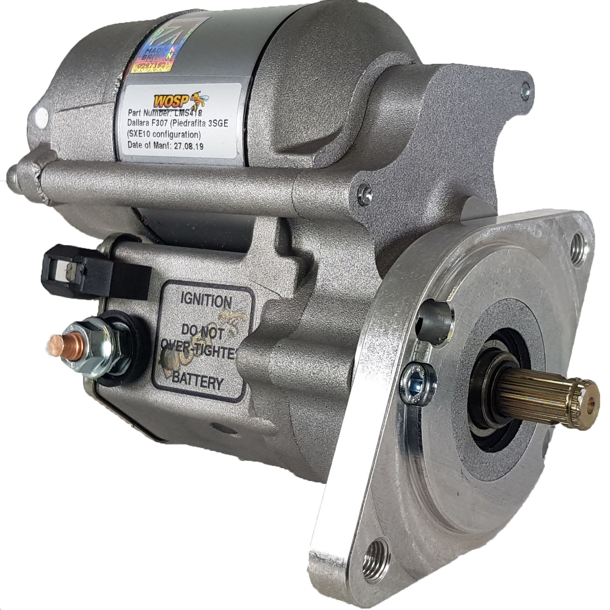 Wosp Dallara F307 super-duty starter motor (LMS418)