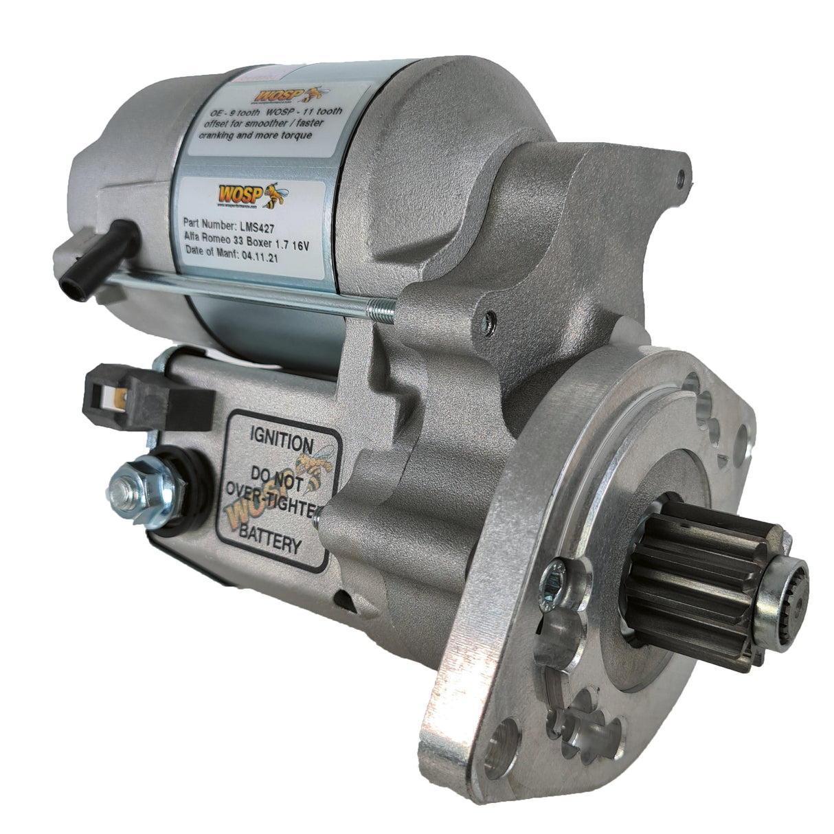 Wosp Alfa Romeo & DAF 'various' high torque starter motor (LMS427)
