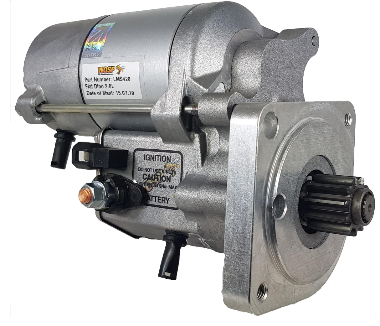 Wosp Fiat / Lancia 'various' super-duty starter motor (LMS428)