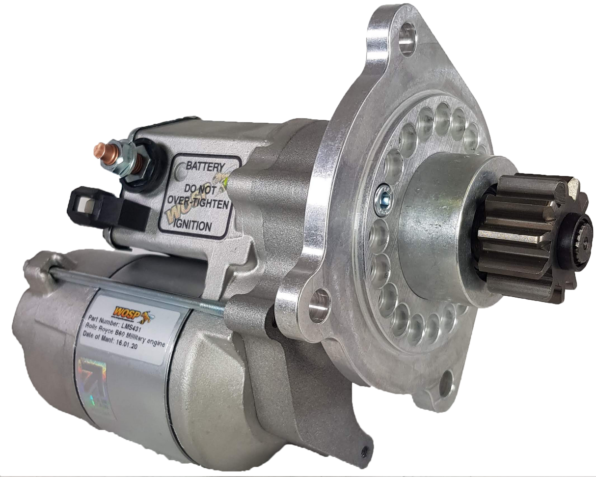 Wosp Rolls Royce B40 / B60 / B80 high torque starter motor (LMS431)
