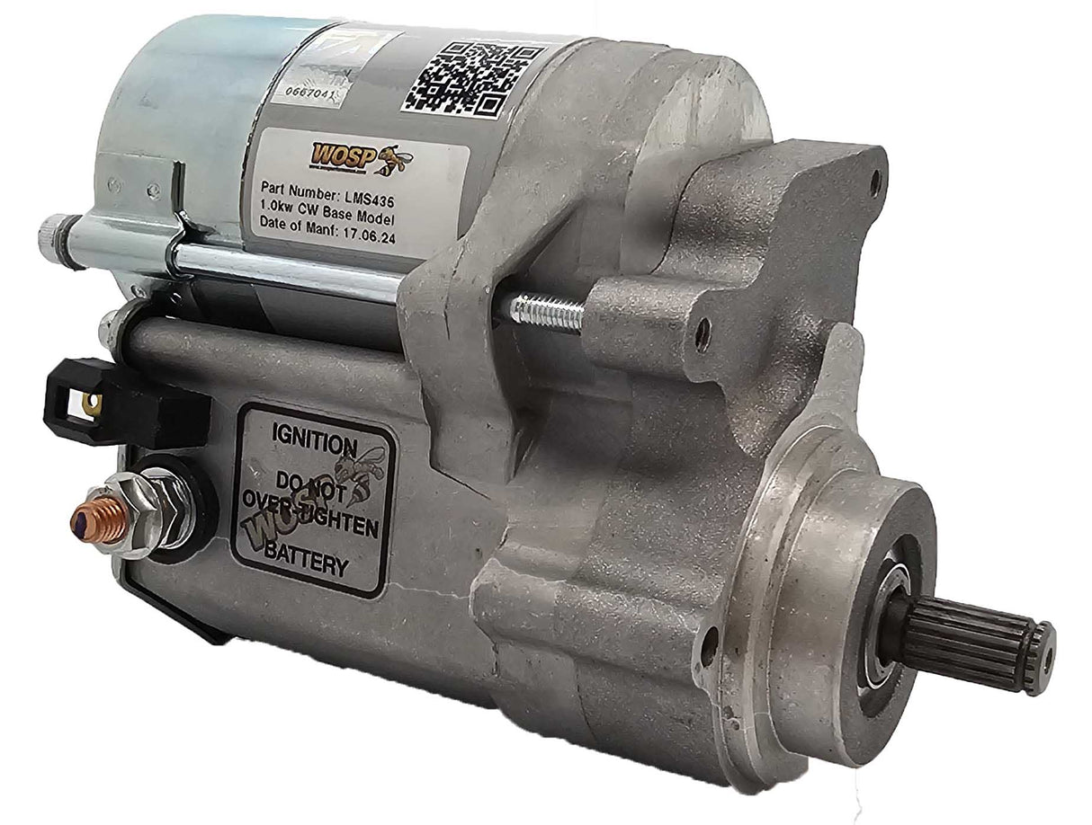 Wosp 1.0kW clockwise base model 12V high torque starter motor (LMS435)