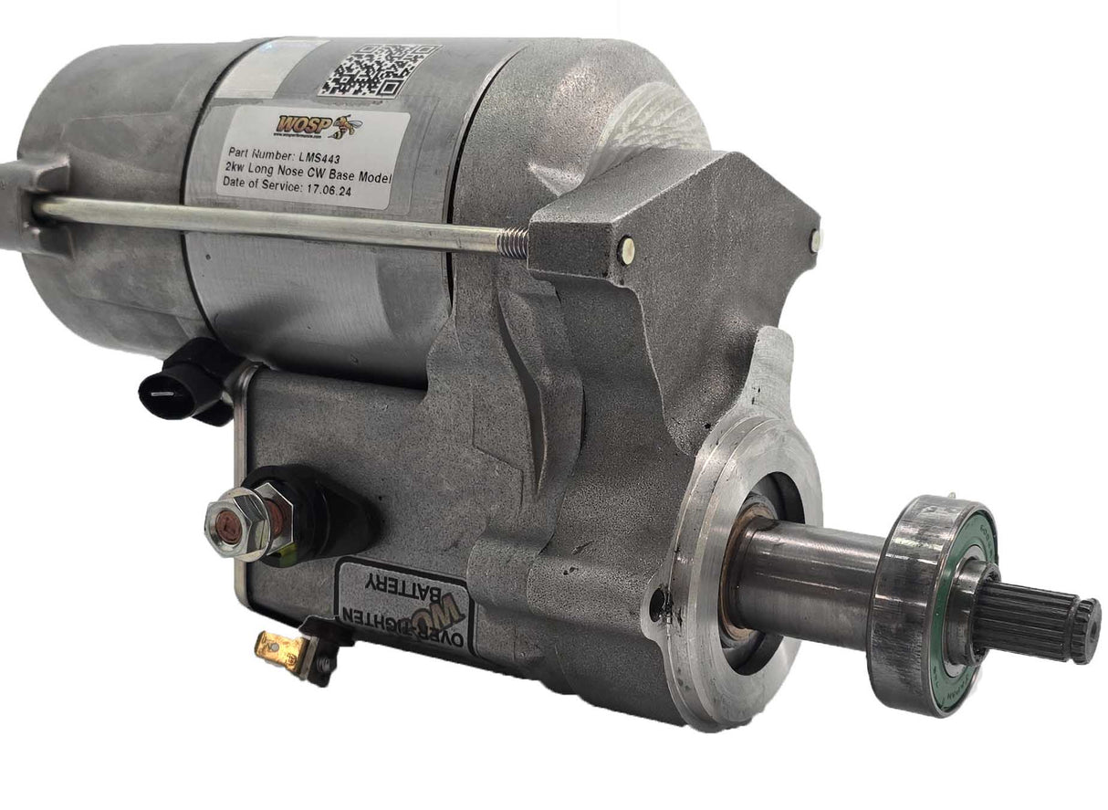 Wosp 2.0kW long drive clockwise base model 12V high torque starter motor (LMS443)