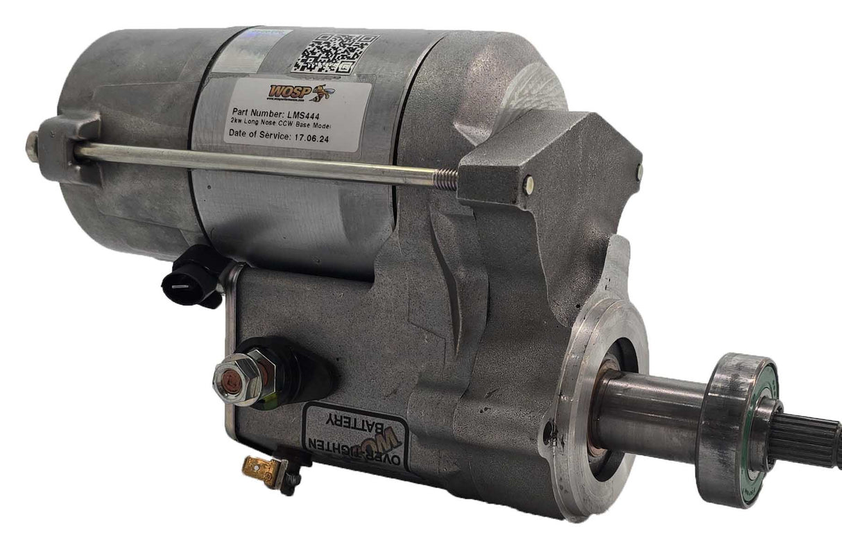 Wosp 2.0kW long drive counterclockwise base model 12V high torque starter motor (LMS444)