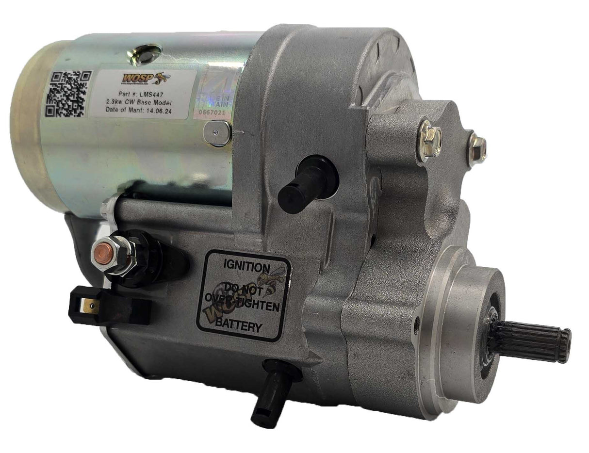 Wosp 2.3kW clockwise base model 12V high torque starter motor (LMS447)