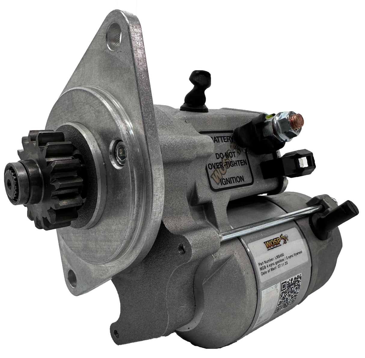 Wosp MGB 4-sync engine and back plate (3-sync flywheel) high torque starter motor (LMS490)