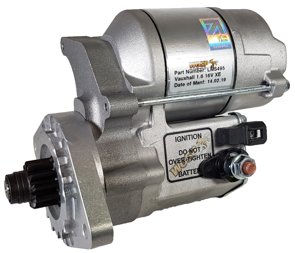 Wosp Chevrolet / Daewoo / Fiat / Vauxhall XE 'various' high torque starter motor (LMS495)