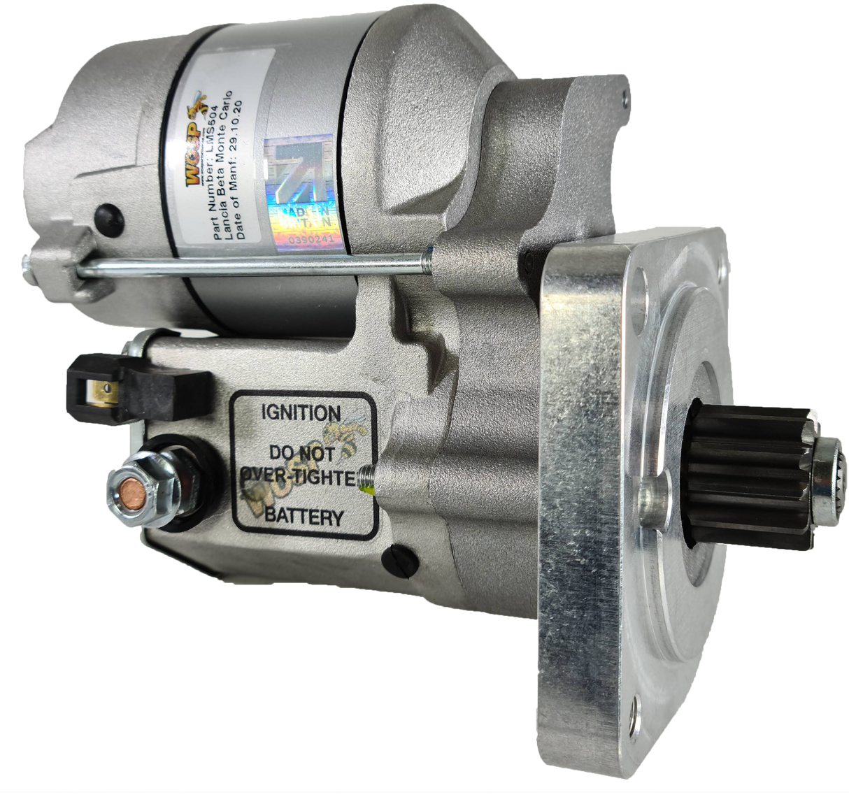 Wosp Lancia Beta Monte Carlo (Delta turbo flywheel) high torque starter motor (LMS504)