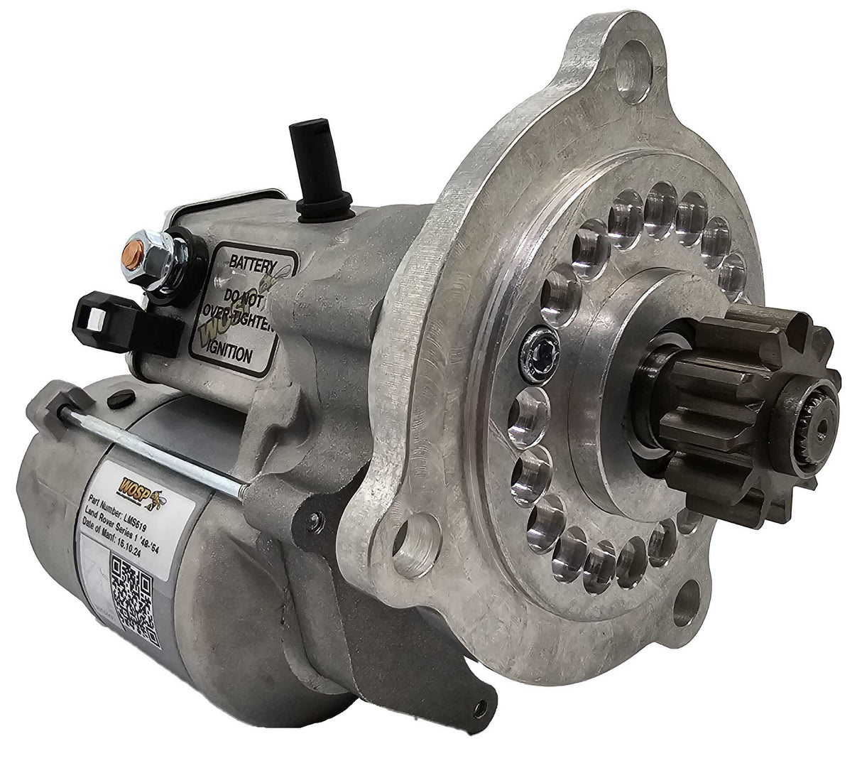 Wosp Land Rover Series 1 '48 - '54 (flange mount) high torque starter motor (LMS519)