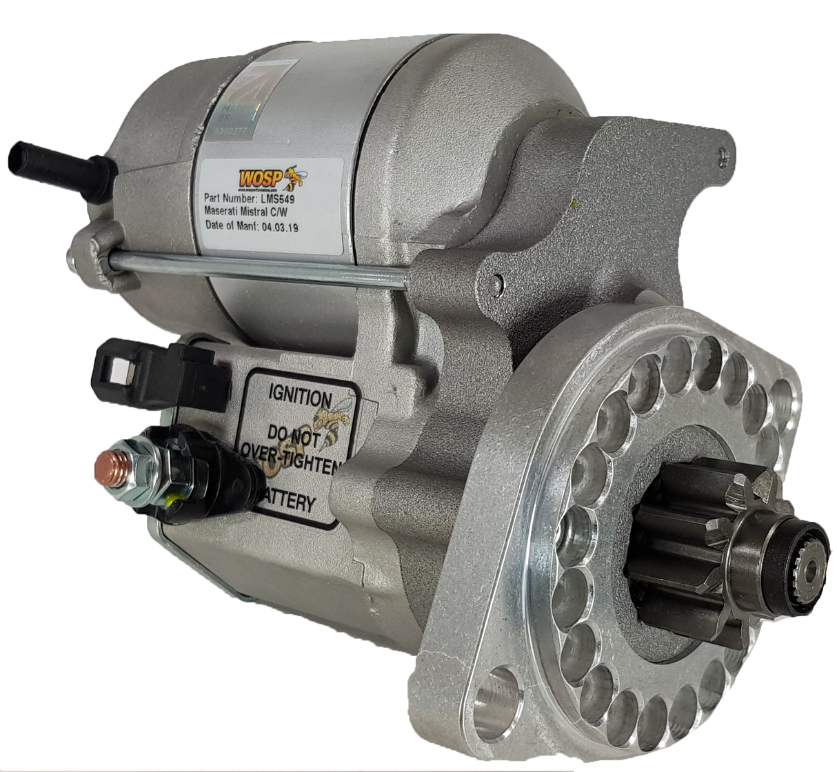 Wosp Maserati 'various' '47-'70 high torque starter motor (LMS549)