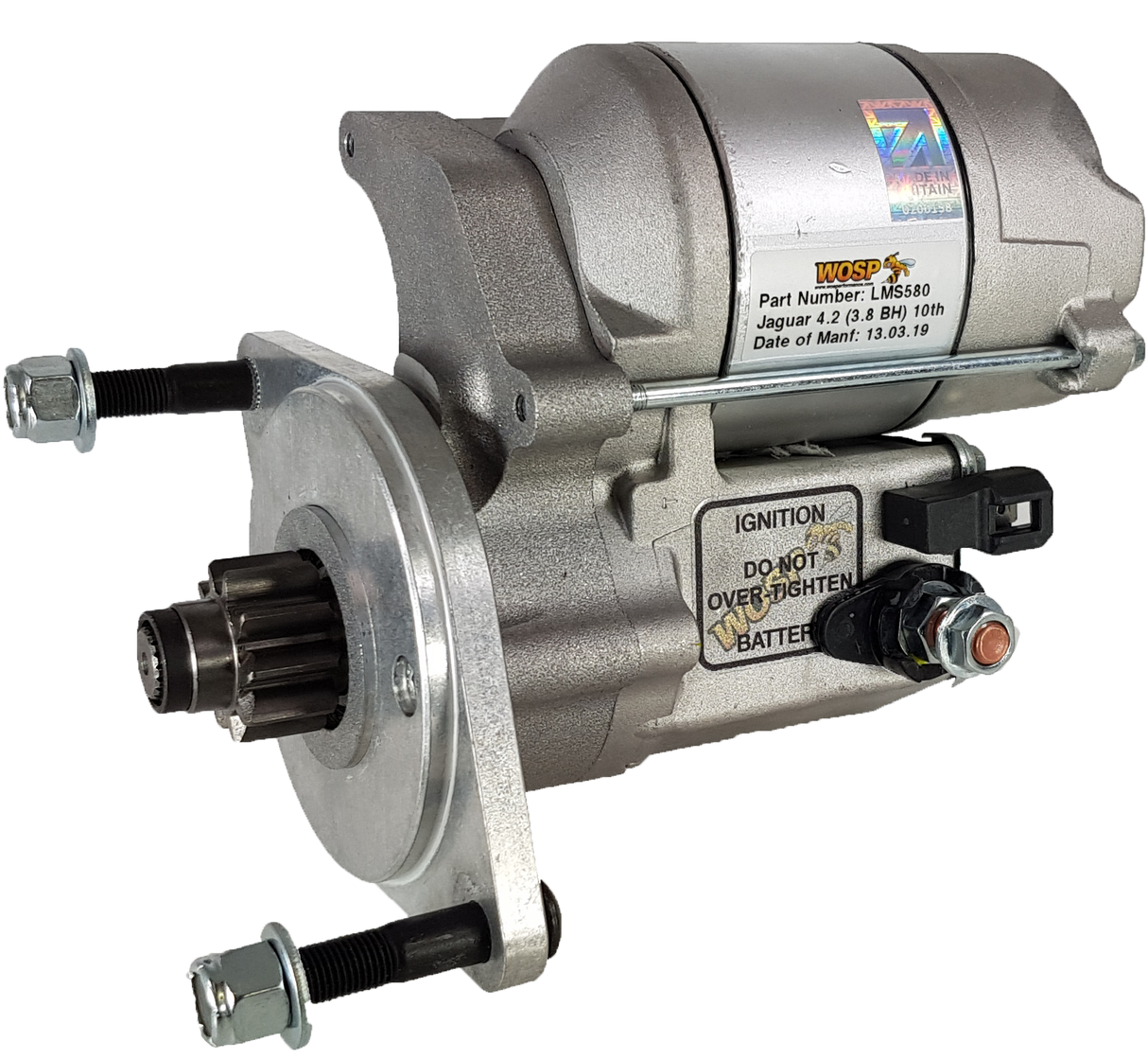 Wosp Jaguar 4.2 engine / 3.8 bell housing (133 tooth ring gear) high torque starter motor (LMS580)