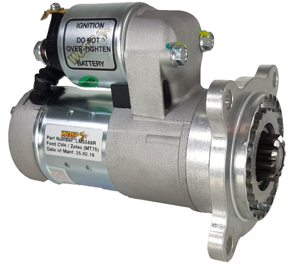 Wosp Ford CVH / Zetec / Cosworth (MT75 transmission) slimline starter motor (LMS588)